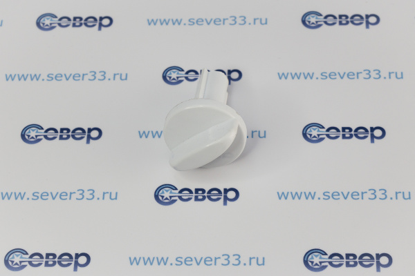 Ручка крана De Luxe мод. 5040.38 белая, (длинная ножка 51 мм, для газ. плит) (ВТИС 753161029)_2