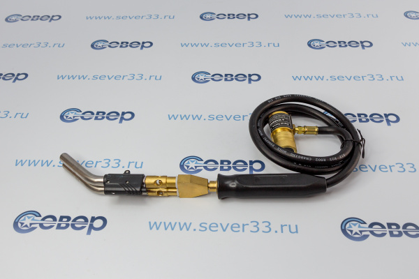 Горелка HT-2C MAPP  газ со шлангами с пьезоподжигом 2 сопла_2