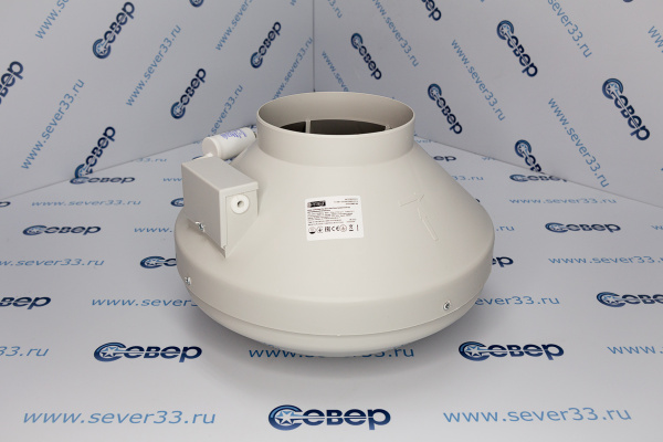 CYCLONE 160, Вентилятор канальный CYCLONE центробежный D160 пластиковый корпус_1