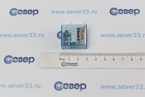 Реле миниатюрное PCB выводы с шагом 5мм 1 гр конт 10А кат. DC 12_5