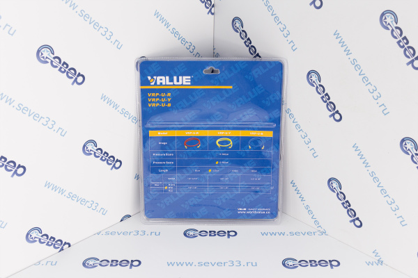 Шланг заправочный 120см VRP-U (компл. 3 шт.)  R12, R22, R134_3