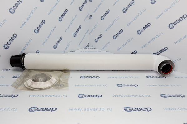 Комплект коаксиальный с фланцем для АОГВ, Экопластик 750(01.17.000.000) Bosch, Buderus, Electrolux,_3e