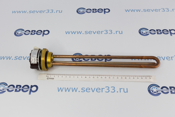 ТЭНовая группа RDT 1,2 кВт 70гр.(Термостат 15-20A, Кольцо уплотнительное RDT D42мм )Италия_3