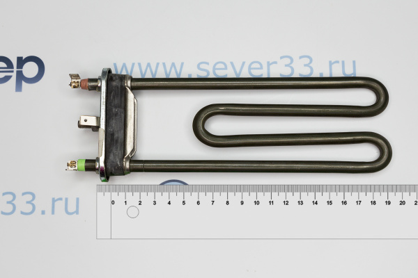 ТЭН 1800W прямой 180мм с отв. Дрт (под пластик. бак)_2e