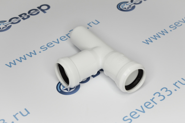 Тройник 32х32х87 ВК,РТП, белый_2ed