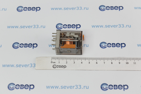 Реле миниатюрное PCB 2 гр конт 10А кат. 220В АС_3