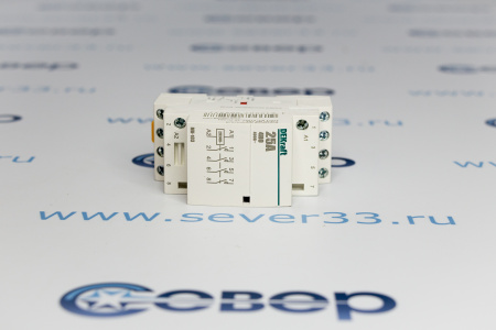 Контактор DEKraft  модульный 25А 4НО 230В МК-103  | Продажа, монтаж и обслуживание холодильного оборудования | Север33