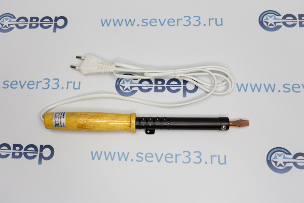 Паяльник REXANT 100Вт 220В ЭПСН ПД деревянная ручка_3
