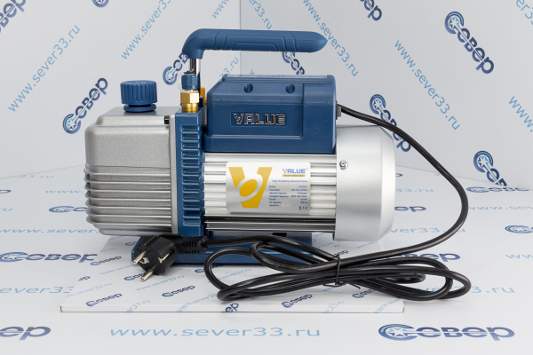 Вакуумный насос  Value VE225N 70лмин, 8.5кг (двухступ.)_4