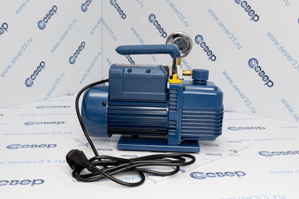 Вакуумный насос Value V-i220SV 51лмин, 8.6кг (двухступ. с вакуометром)_2e
