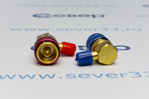 Вентиля быстросъемные QC-15 (90 резьба 14 SAE наружная)_3e