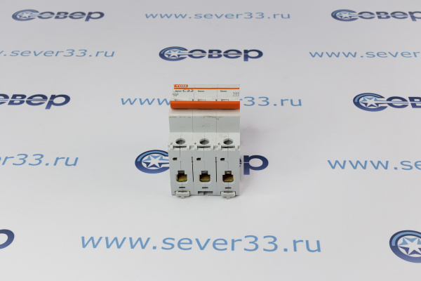 Автомат эл. TDM ВА47-29 С 3р 32А 380V_2