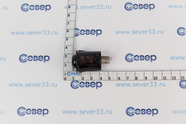 Кнопка подсветки GEFEST ПКН-12 (черная)_2