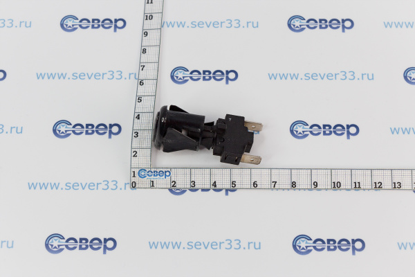 Кнопка подсветки GEFEST ПКН-507-223 овал (черная)_3