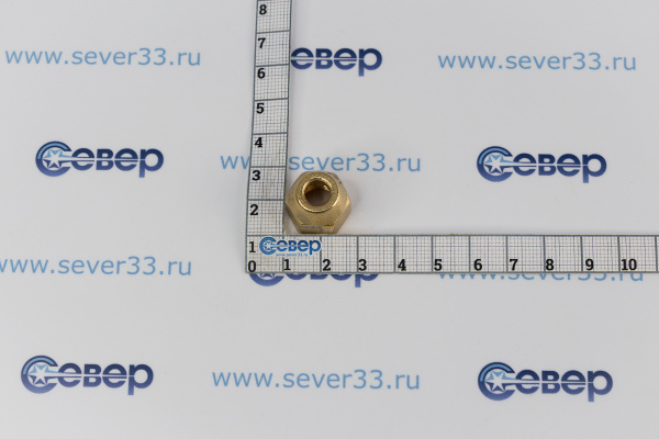 Гайка латунная 14 литая_2