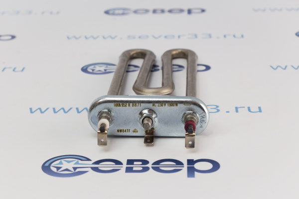 ТЭН 1900W IRCA прямой,175мм без отверстия под датчик, LG 5301ER1001Q_4