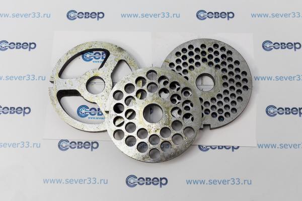 Комплект ножей и решеток к мясорубкам МИМ-300,ТМ-32,ММ-250(УКМ) без бурта_3