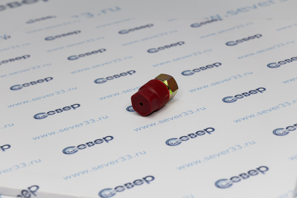 Адаптер для фреонового баллона (резьба F14 SAE х порт высокого давления АС)_3e