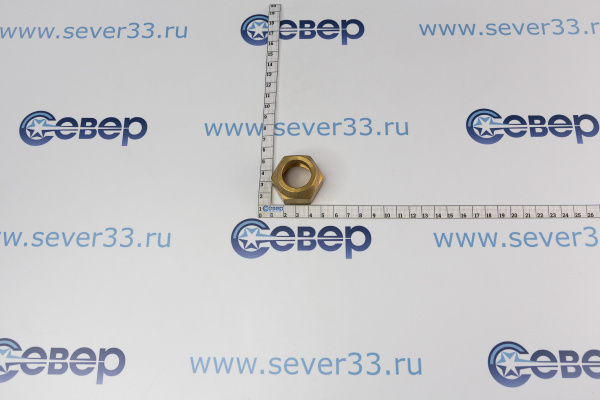 Гайка латунная 78 точеная_3