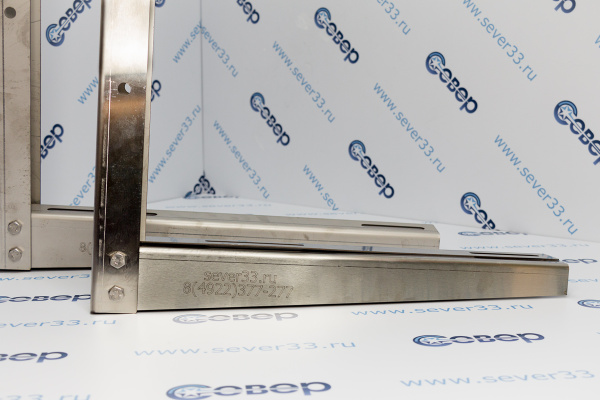 Кронштейн из нерж.стали 500х500 (AISI 201, 2,0 мм)_2e