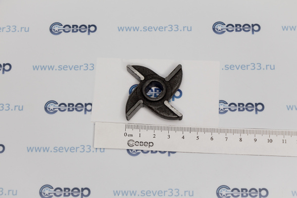 Нож двухсторонний 822-2 22.00.05 с буртом_2e