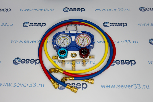 Коллектор двухентильный ZENNY HMG-2-R-410A-II_2e