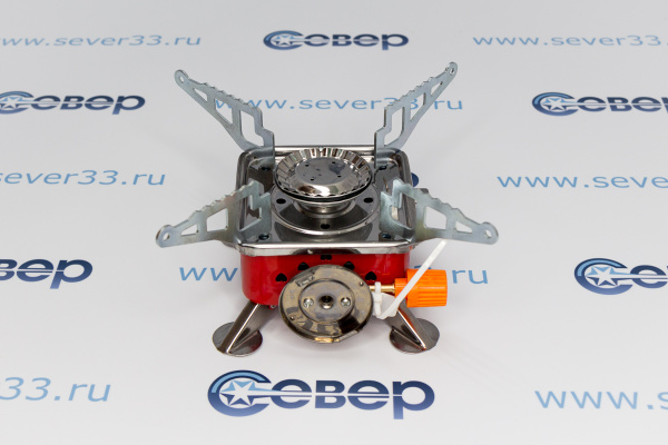Туристическая газовая плита с пьезоподжигом Мини 4-009_2e