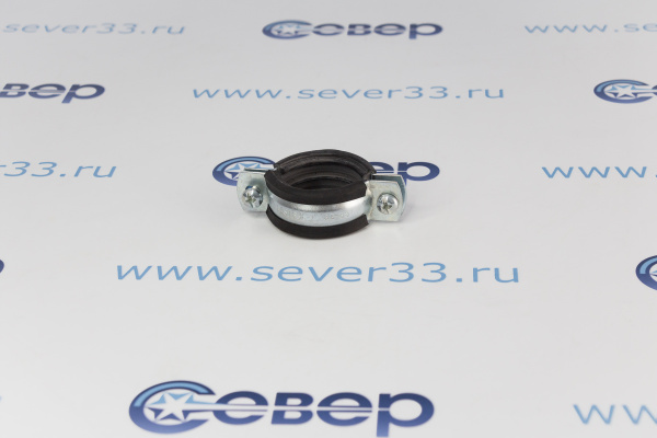 Хомут с рез. 1 (32-35 мм) М8 (шпилька+дюбель)_3