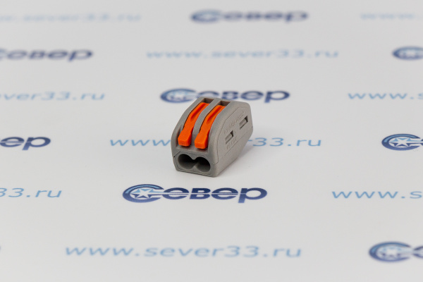 Клеммы WAGO 222-412(2х2,5 мм2 с рычажком) уп.50 шт_2