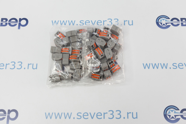 Клеммы WAGO 222-412(2х2,5 мм2 с рычажком) уп.50 шт_5