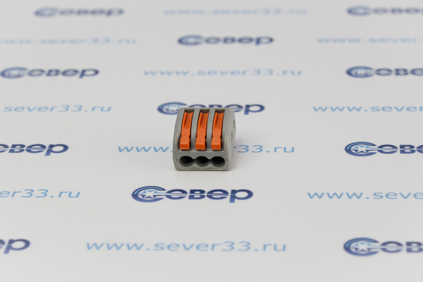 Клеммы WAGO 222-413(3х2,5 мм2 с рычажком) уп.50 шт_2