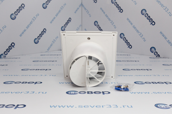 SLIM 4C, Вентилятор осевой вытяжной с обратным клапаном D 100_3e