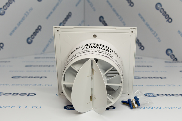 SLIM 5C, Вентилятор осевой вытяжной с обратным клапаном D 125_3e