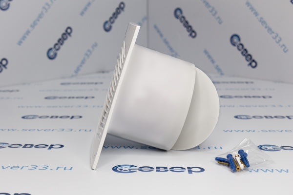 SLIM 5C, Вентилятор осевой вытяжной с обратным клапаном D 125_2e