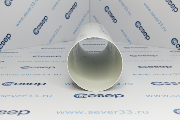 12,5ВП, Воздуховод круглый ПВХ D125, L=0,5м_2e