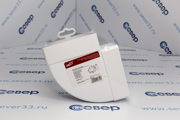 612КГП, Колено горизонтальное пластик 90°, 60х120_2e