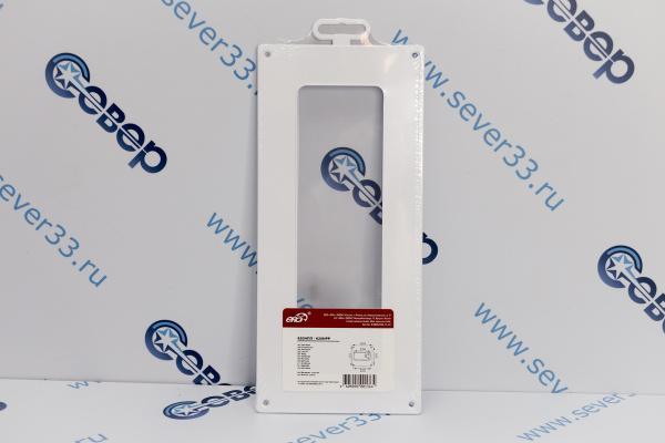 620НПП, Накладка торцевая пластик 264х119, для воздуховода 60х204_1e