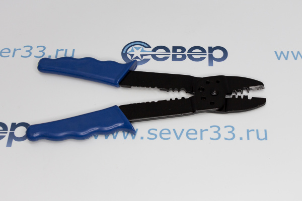 Электропассатижи КОБАЛЬТ 0.6 - 2.6 мм, обжим наконечников, кусачки, винторе_2e