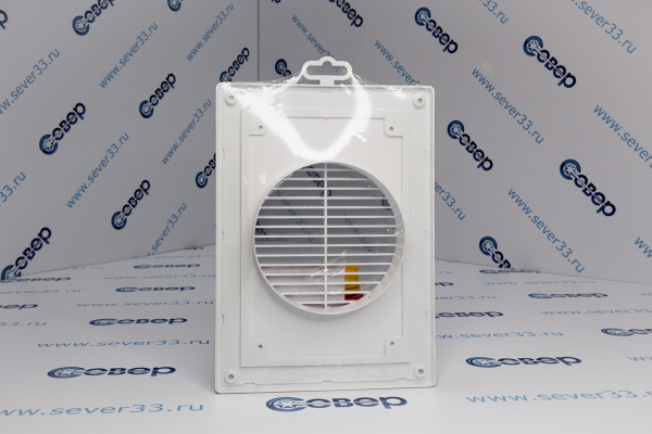 1825П12Ф, Решетка вентиляционная приточно-вытяжная АБС 183х253 с фланцем D125_2