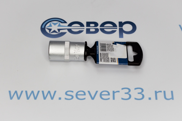 Головка торцевая КОБАЛЬТ 1_2, 16 мм, Cr-V_3