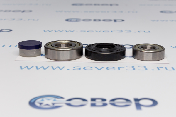 Ремкомплект бака стиральной машины Samsung (сальник 25-50,55-10_12, подш. 6203ZZ, 6204ZZ)_4