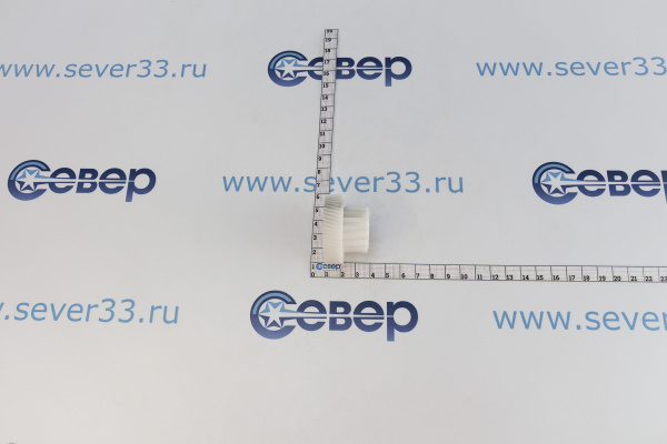 Шестерня мясорубки Polaris, Scarlett ,15 прямых,54 косых  зубьев, D=4529,H=2912,d=8mm_3