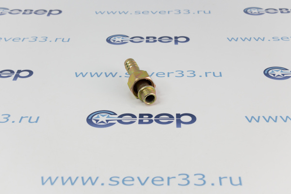 Фитинг 13мм №10х180˚ O-ring (58”; Резьба 78” 14 UNF)_3