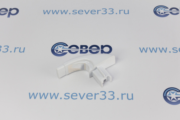 Крепление ручки духовки GEFEST мод. 300, левое, белое (300.03.0.005)_2