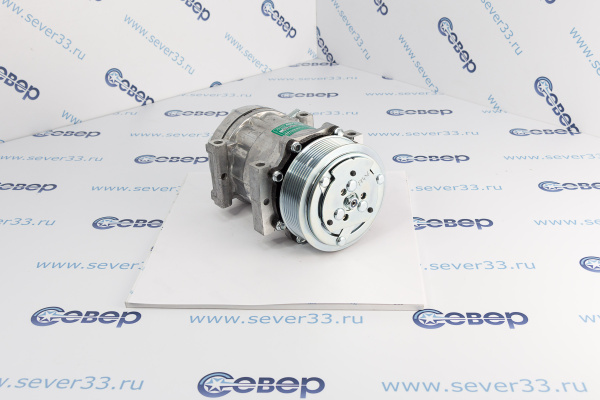 Компрессор кондиционера поршневой 7H15,12v,PV8, RC-U0840 выходы вертикальные (O-ring) 34-78_3