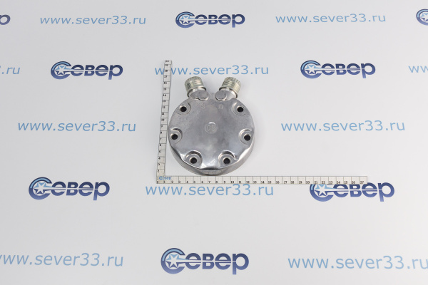 Крышка компрессора на Sanden 7Н RC-U08177, выходы - вертикальные, O-Ring, 1-14UNS, 1-14UNS_2