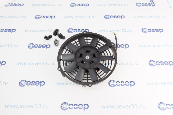 Вентилятор осевой 9'' 12V PULL 100W_2