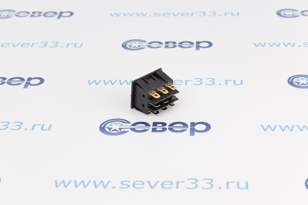 Выключатель 3-клавишный с индикацией, 380 V_3