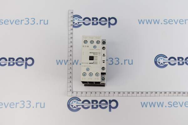 Контактор DILM25-10, EATON 230240V 5060Hz  3п 25A (11kW) AC-3, доп.к. 1но_2