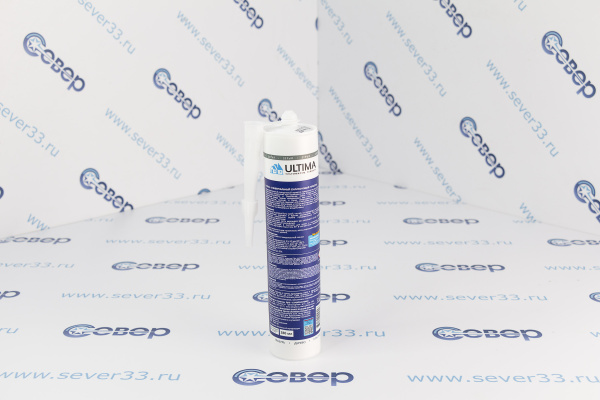 Герметик силиконовый универсальный Ultima, 280 мл, серый_2